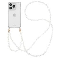imoshion Coque avec dragonne + bracelet Apple iPhone 14 Pro - Perles Cœurs