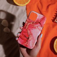 Selencia Coque arrière Vivid Apple iPhone SE (2022 / 2020) / 8 / 7 - Rosy Marble