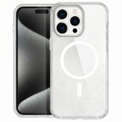 imoshion Coque Pailletée avec MagSafe Apple iPhone 15 Pro - Paillettes Transparent