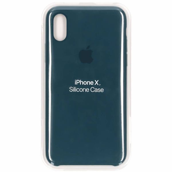 Apple Coque en silicone iPhone X - Cosmos Blue