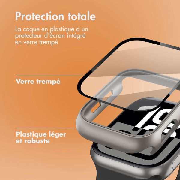 imoshion Coque rigide à couverture complète Apple Watch 10 / 11 - 46 mm - Titanium