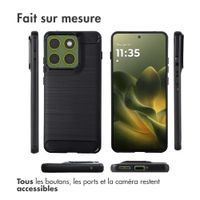 imoshion Coque Brushed Motorola Edge 70 - Noir