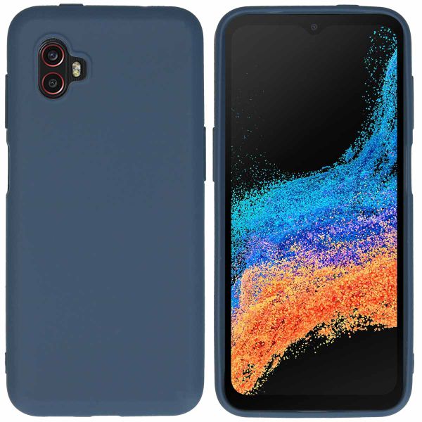 imoshion Coque Couleur Samsung Galaxy Xcover 6 Pro - Bleu foncé