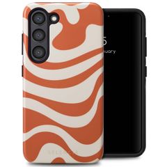Selencia Coque arrière Vivid Samsung Galaxy S23 - Dream Swirl Orange