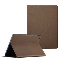Selencia Coque tablette Riva Samsung Galaxy Tab A9 Plus - Mocha Brown