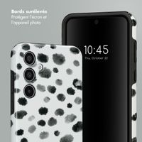 Selencia Coque arrière Vivid Samsung Galaxy A35 - Trendy Leopard