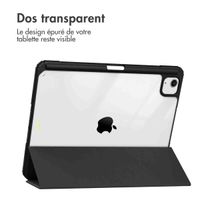 imoshion Coque tablette rigide Trifold iPad Air 13 pouces (2024) M2 - Noir