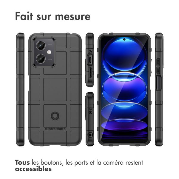 imoshion Coque Rugged Shield Xiaomi Poco X5 5G - Noir