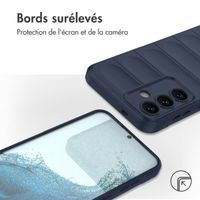 imoshion Coque arrière EasyGrip Samsung Galaxy S24 Plus - Bleu foncé