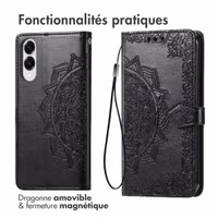 imoshion Etui de télephone Mandala Samsung Galaxy S25 Edge - Noir