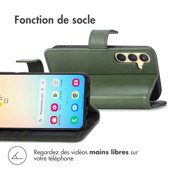 imoshion Étui de téléphone portefeuille Luxe Samsung Galaxy S24 - Vert