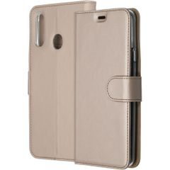 Accezz Étui de télephone Wallet Samsung Galaxy A20s - Doré