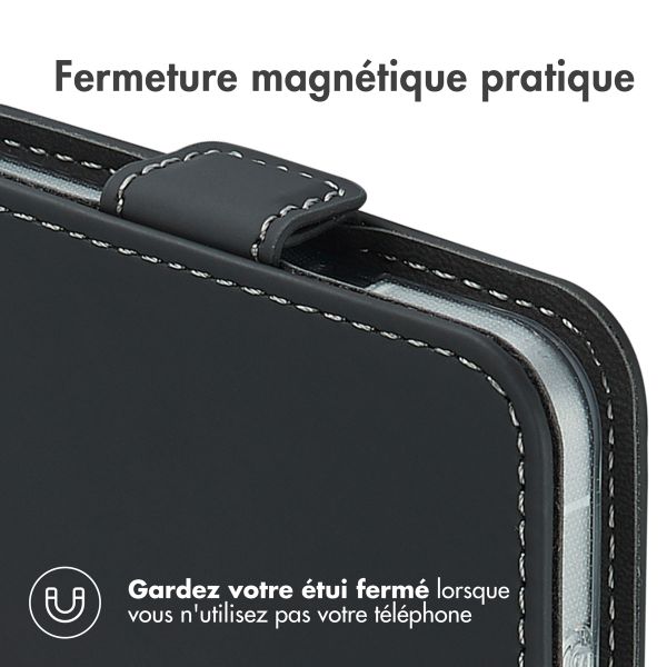 Accezz Étui à rabat Samsung Galaxy S25 Edge - Noir