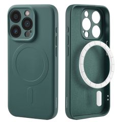 imoshion Coque Couleur avec MagSafe Apple iPhone 15 Pro - Vert foncé