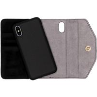 iDeal of Sweden Mayfair Clutch Velvet iPhone Xs / X - Noir