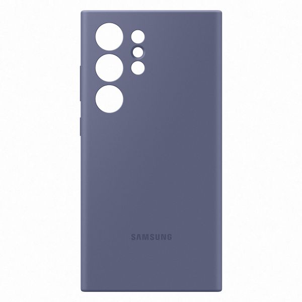 Samsung Original Coque en silicone Galaxy S24 Ultra - Violet