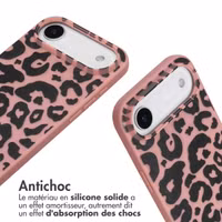 imoshion Coque design en silicone avec cordon Apple iPhone Air - Animal Pink
