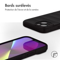 imoshion Coque arrière EasyGrip iPhone 14 - Noir