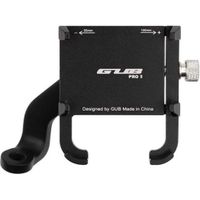 GUB Support de téléphone pour moto et scooter Pro 5 - Réglable - Universel - Aluminium - Noir