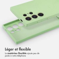 imoshion Coque Couleur avec MagSafe Samsung Galaxy S24 Ultra - Vert