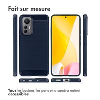 imoshion Coque Brushed Xiaomi 12 Lite - Bleu foncé