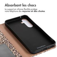 imoshion Étui de téléphone portefeuille Design Samsung Galaxy A35 - Leopard Mood