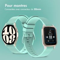 imoshion Bracelet sport en silicone avec boucle - Connexion universelle 20 mm - Vert menthe