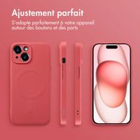 imoshion Coque Couleur avec MagSafe Apple iPhone 15 - Dusty Rose