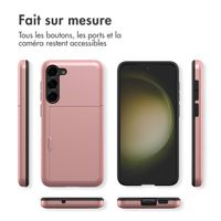 imoshion Coque arrière avec porte-cartes Samsung Galaxy S23 - Rose Dorée