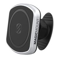 Scosche MagicMount Pro2 4-in-1 - Support de téléphone de voiture - Tableau de bord et grille de ventilation - Universel - Magnétique et MagSafe - Noir