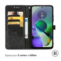 imoshion Etui de télephone Mandala Motorola Moto G54 - Noir
