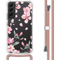 imoshion Coque Design avec cordon Samsung Galaxy S22 Plus - Blossom Watercolor