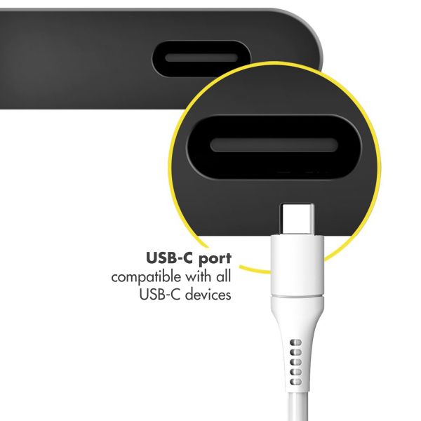 Accezz Câble Lightning vers USB-C - Certifié MFi - 2 mètres - Blanc