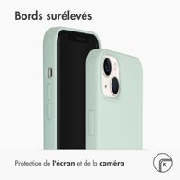 Accezz Coque Liquid Silicone iPhone 13 - Sky Blue