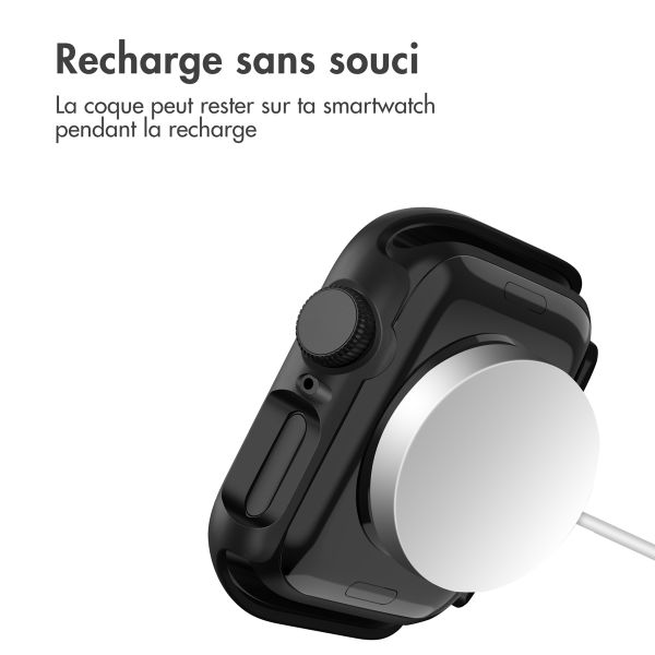 imoshion Coque rigide complète pour Apple Watch Series 10 - 42 mm - Noir