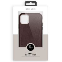 Selencia Coque Gaia Serpent iPhone 11 - Rouge