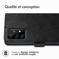 imoshion Étui de télephone portefeuille Samsung Galaxy A52(s) (5G/4G) - Noir
