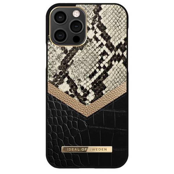 iDeal of Sweden Coque Atelier iPhone 12 (Pro) - Midnight Python