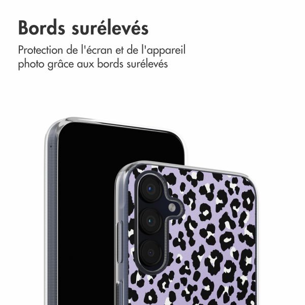 imoshion Coque Design Samsung Galaxy A35 - Leopard Lilac