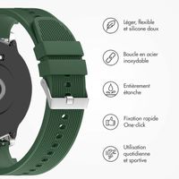imoshion Bracelet en silicone OnePlus Watch 3 / 2 / 2R / Oppo Watch X2 / X - Vert foncé