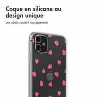 imoshion Coque design pour iPhone 11 - Dusty Rose Connected Hearts