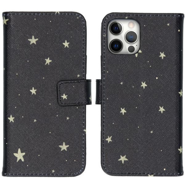 imoshion Coque silicone design iPhone 12 (Pro) - Stars Gold