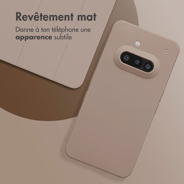 imoshion Coque Couleur Nothing Phone (3a) - Marron