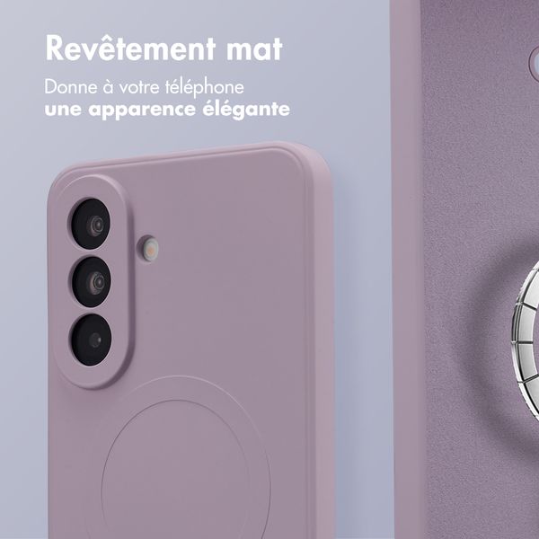 imoshion Coque Couleur avec MagSafe Samsung Galaxy A37 (5G) - Violet