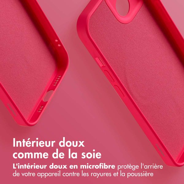 imoshion Coque Couleur avec MagSafe Apple iPhone 13 - Neon Pink
