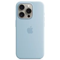 Apple Coque en silicone MagSafe iPhone 15 Pro - Bleu clair