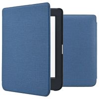 imoshion Étui de liseuse portefeuille Canvas Kobo Nia - Bleu foncé