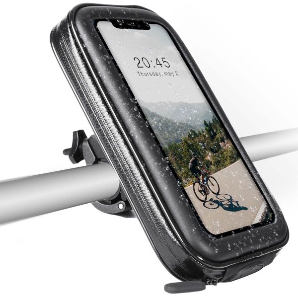 imoshion Support de téléphone pour vélo - Universel - Avec housse - Noir