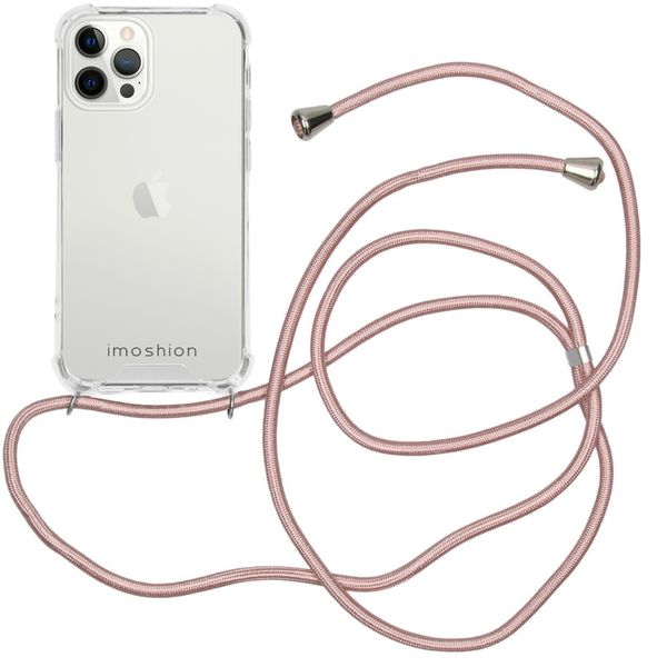 imoshion Coque avec dragonne Apple iPhone 12 Pro Max - Rose Doré