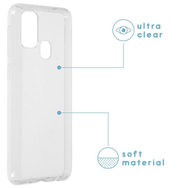 imoshion Softcase Back Cover Samsung Galaxy M31 - Transparent